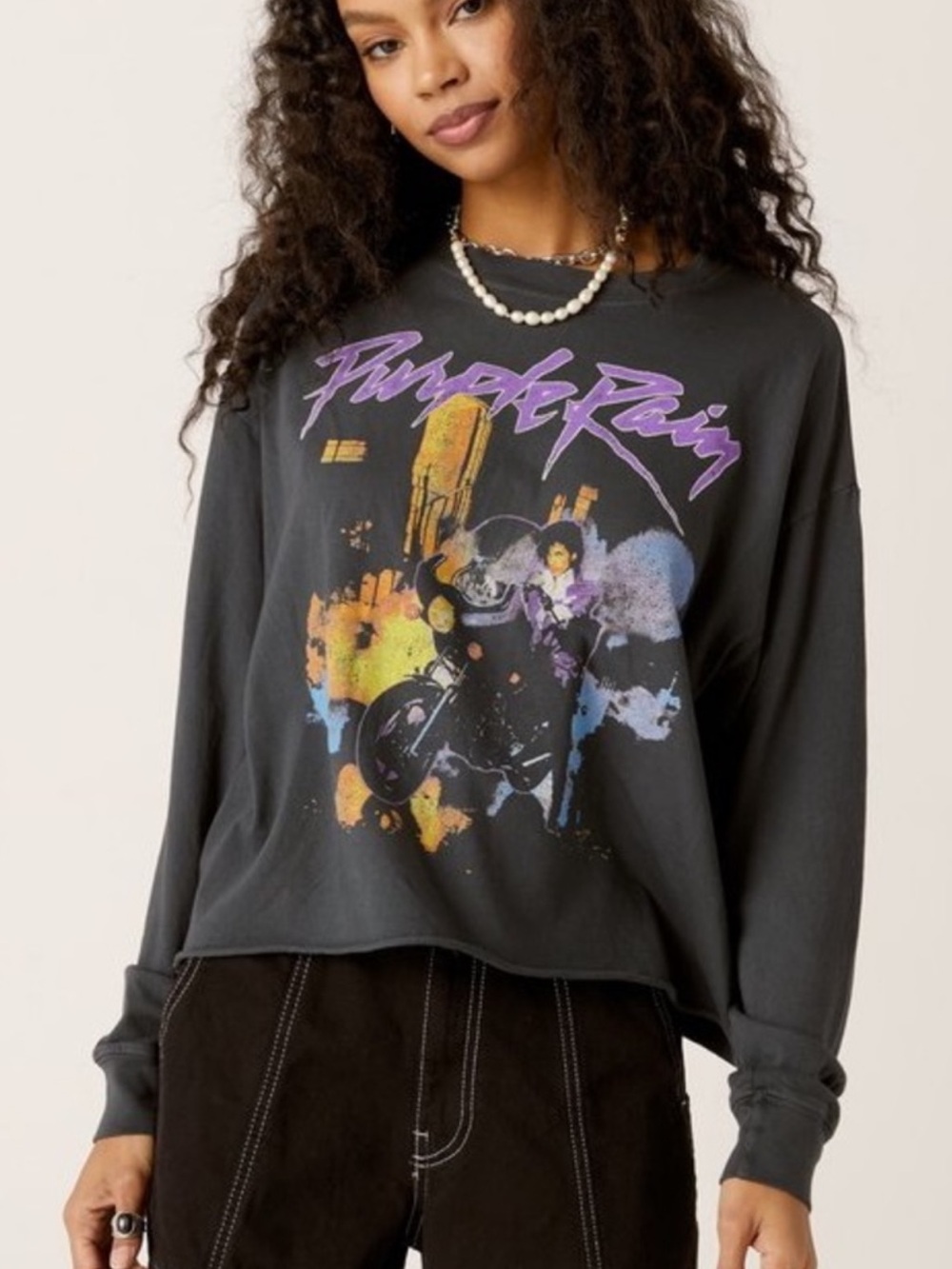 Daydreamer Price Purple Rain Long Sleeve Tee